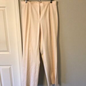 Saks fifth ave sport Elegant White Trousers Sz 16